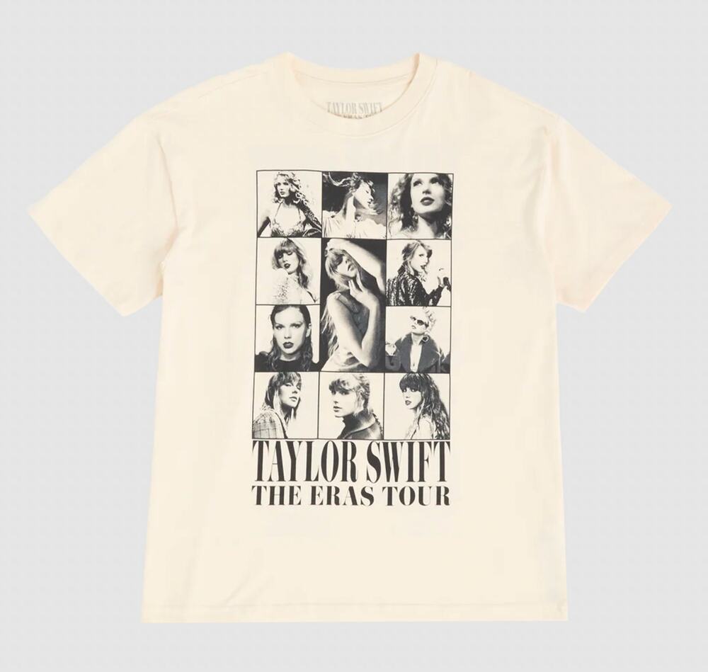Taylor Swift Size M Eras Tour Through Vancouver Beige T-Shirt Beige Sealed New
